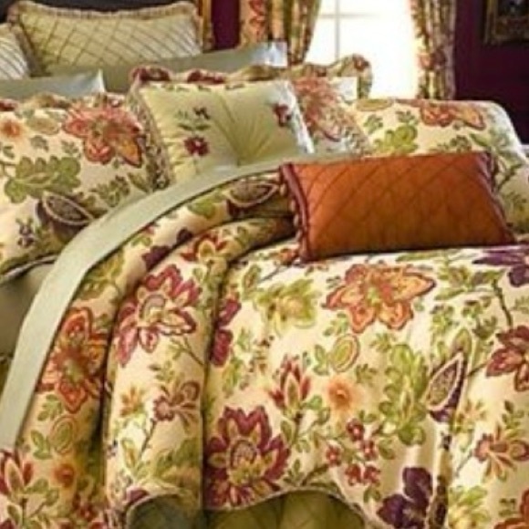 BILTMORE for your home Standard Festival Floral pillow Sham tapestry w/ cording - Picture 15 of 16